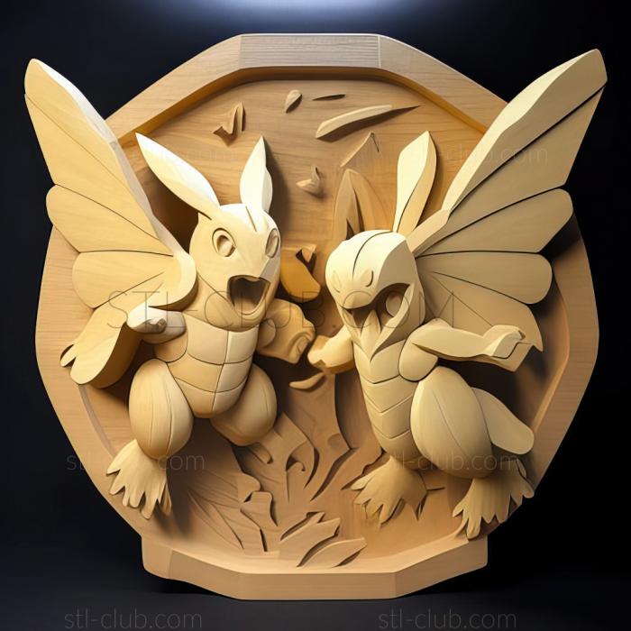 3D model Battling For The Love of Bug Types The Hiun Gym Match P (STL)